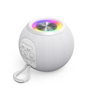 ALTAVOZ BLUETOOTH PORTABLE HAMA BALL SHAPE 5W ILUMINACION LED TWS BATERIA 10h MANOS LIBRES COLOR BLA