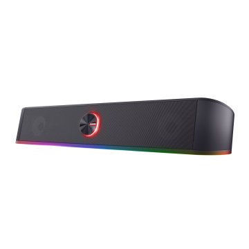 ALTAVOZ TRUST SOUNDBAR GXT THORNE RGB ILLUMINATED 12W CABLE AUXILIAR PARA AUDIO USB PARA ALIMENTACI
