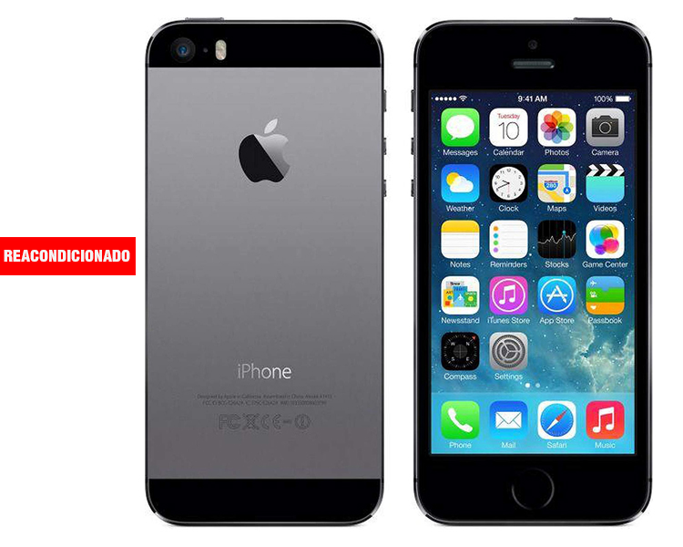 APPLE iPHONE 5S 16 GB SPACE GREY REACONDICIONADO GRADO A