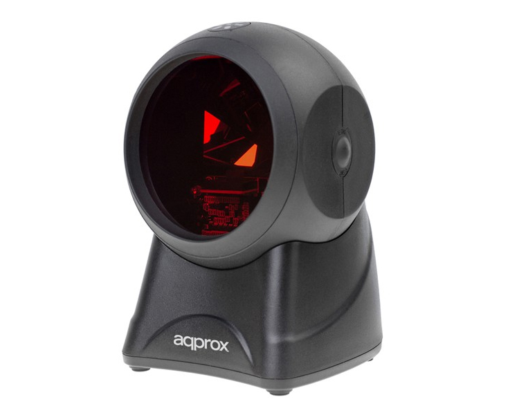 LECTOR CODIGO BARRAS SOBREMESA ONMIDIRECCIONAL NEGRO APPROX