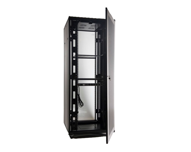 ARMARIO DE SUELO RACK 19'' 42U 800x800 PUERTA PERFORADA