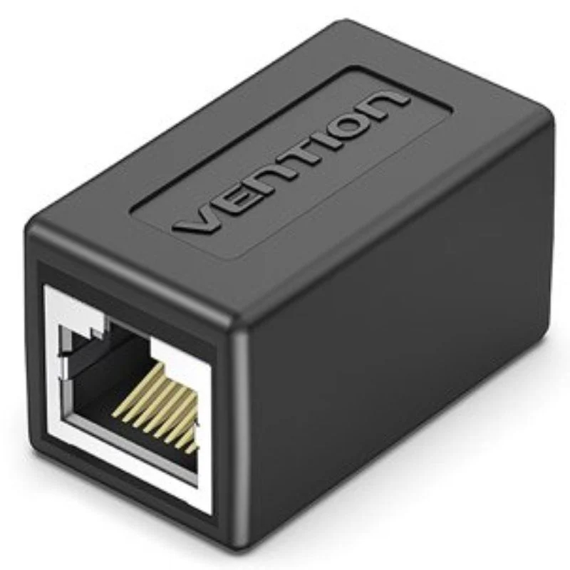 ADAPTADOR CONECTOR RJ45 CAT6 FTP/H NEGRO (5 uds) VENTION