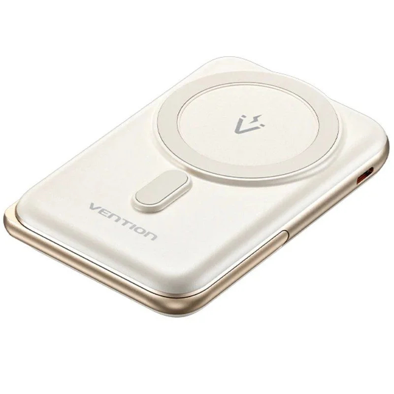 POWER BANK 10000mAh 20W WIRELESS BLANCO VENTION