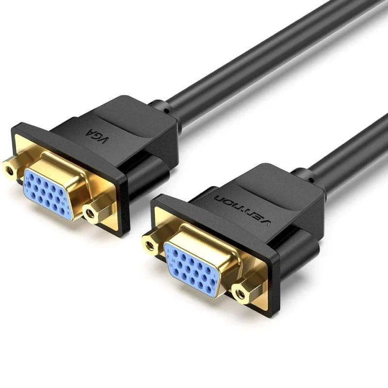 CABLE ALARGADOR VGA H-H 1 M NEGRO VENTION