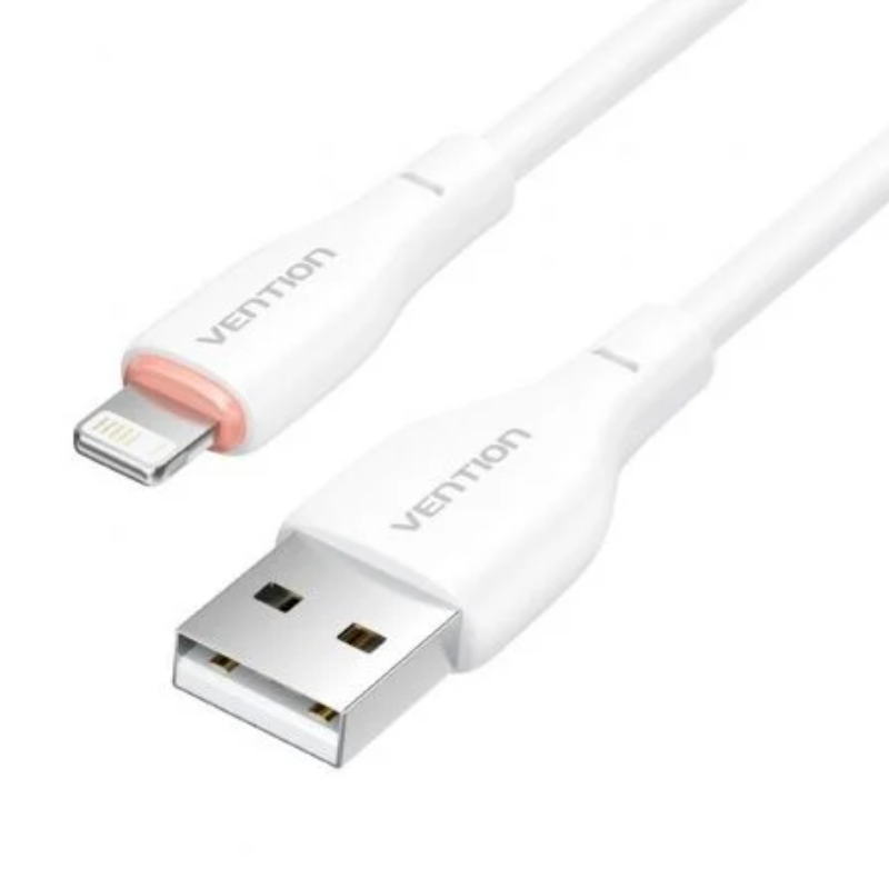 CABLE 2.0 USB A LIGHTNING 1 M BLANCO VENTION
