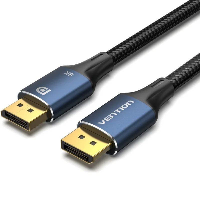 CABLE DISPLAYPORT 1.4 8K DP/M-DP/M TRENZADO 1 M AZUL VENTION