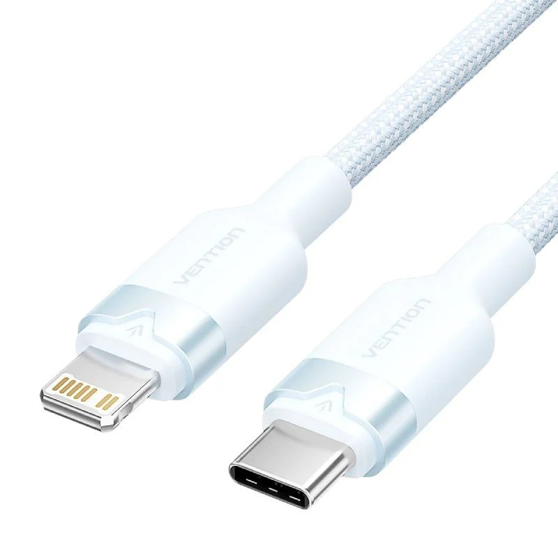 CABLE 2.0 USB-C A LIGHTNING 1 M AZUL VENTION