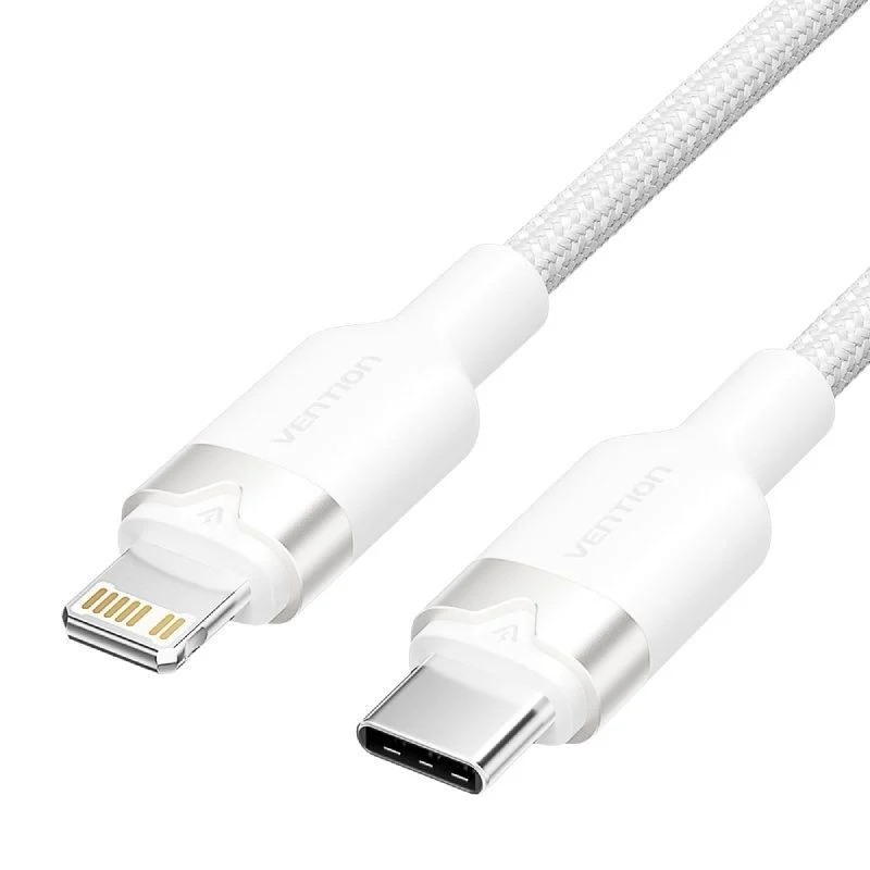 CABLE 2.0 USB-C A LIGHTNING 2 M BLANCO VENTION