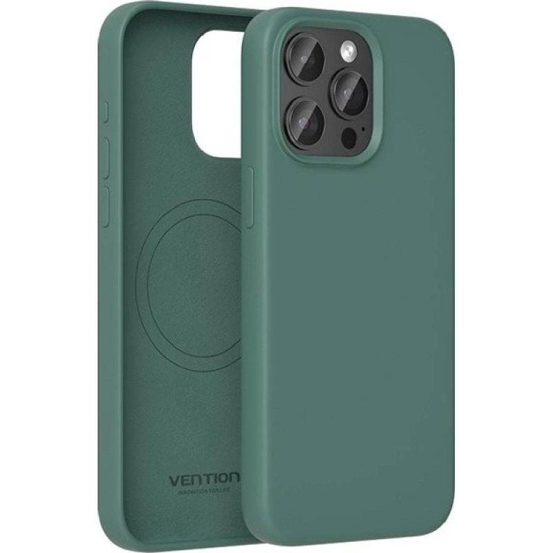 FUNDA SILICONA MAGSAFE IPHONE 13 PRO VERDE VENTION