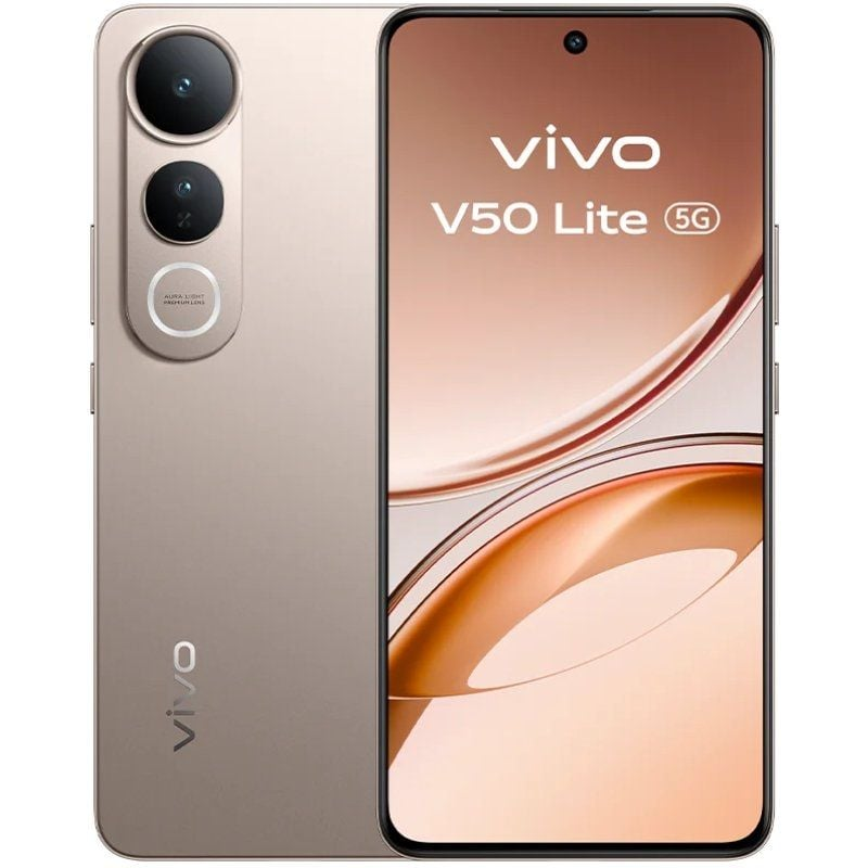 SMARTPHONE VIVO V50 LITE 5G 6.77'' (8+256GB) DORADO + AURICULAR + CARGADOR