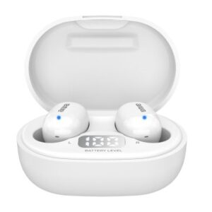 AURICULAR BLUETOOTH INTRAUDITIVO AIWA EBTW-150WT WHITE BT 5.0 TWS ESTUCHE DE RECARGA CON BATERIA DE