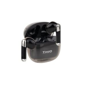 AURICULAR INTRAUDITIVO BLUETOOTH TOOQ TQBWH-0054B ONYX BT5,3 CAJA DE CARGA NEGRO