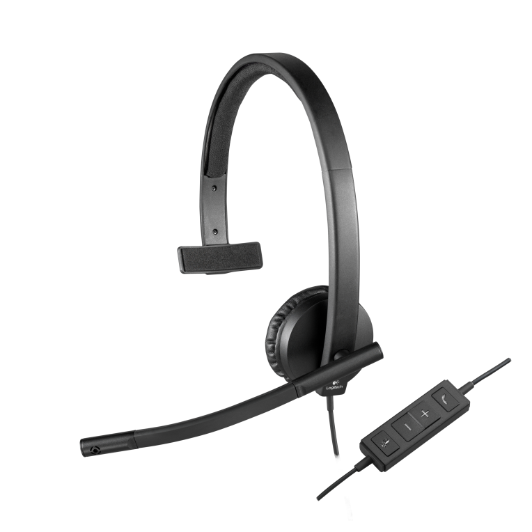 AURICULARES LOGITECH H570e NEGRO MICROFONO ALAMBRICO MONOAURAL