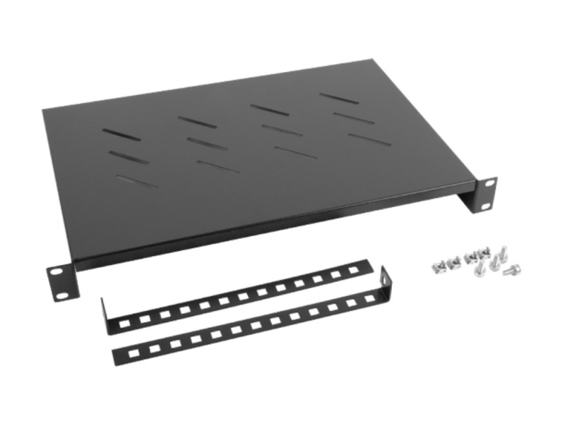 BANDEJA LANBERG FIJA 1U 483X300MM HASTA 25KG RACK DE 19" NEGRO