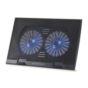BASE DE REFRIGERACION PARA PORTATILES CONCEPTRONIC 2 VENTILADORES 125MM HASTA 17"