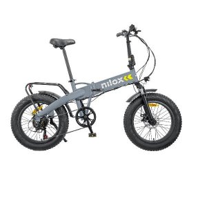 BICICLETA ELECTRICA NILOX J4 PLUS 20" ALUMINIO 250W AUTONOMIA 70Km VELOCIDAD 25Km/h 24Kg COLOR GRIS