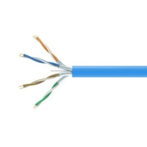 BOBINA EQUIP CATEGORIA 6A U/FTP 305M Eca PVC COLOR AZUL