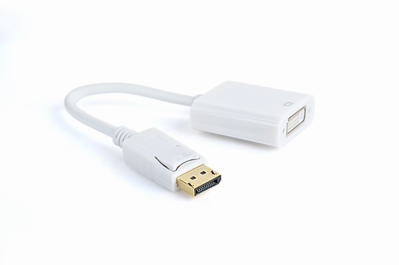 CABLE ADAPTADOR GEMBIRD DISPLAYPORT A DVI MACHO HEMBRA BLANCO