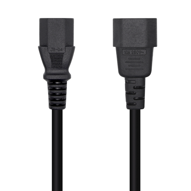 CABLE AISENS ALIMENTACION CPU C13/H-C14/M NEGRO 3mts