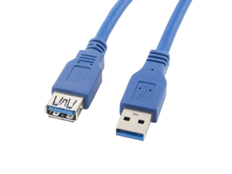 CABLE ALARGADOR LANBERG USB 3.0 MACHO HEMBRA 1.8M AZUL