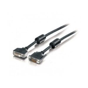 CABLE ALARGO DVI EQUIP DUAL LINK MACHO - HEMBRA CON FERRITA 1.8M 118972