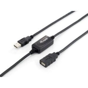 CABLE ALARGO USB 2.0 ACTIVO 10M EQUIP
