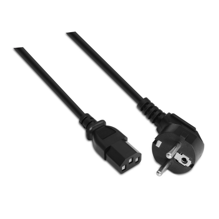 CABLE ALIMENTACION AISENS CPU CEE7/M-C13/H NEGRO 10mts