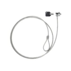 CABLE DE SEGURIDAD PORTATILES/MONITORES/TELEVISIONES TOOQ TQCLK0025 CON LLAVE 1.5 M SISTEMA KENSINGT