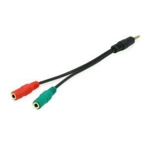CABLE DUPLICADOR AUDIO JACK 3.5MM 1 MACHO A DOS HEMBRAS