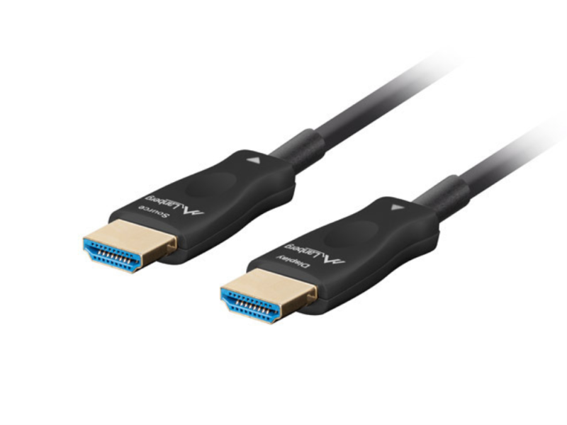CABLE HDMI AOC LANBERG V2.1 M/M OPTICO ACTIVO 8K60HZ 100M NEGRO