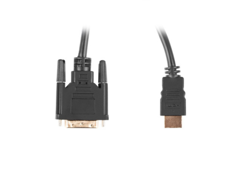 CABLE HDMI LANBERG MACHO/DVI-D 24+1 MACHO 4K DUAL LINK 3M NEGRO