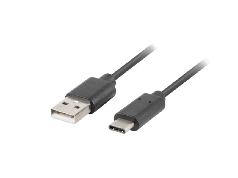 CABLE LANBERG USB C MACHO A USB A 3.1 MACHO 1.8M NEGRO