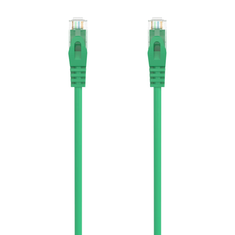 CABLE RED AISENS LATIGUILLO RJ45 LSZH CAT.6A UTP AWG24 2.0M VERDE