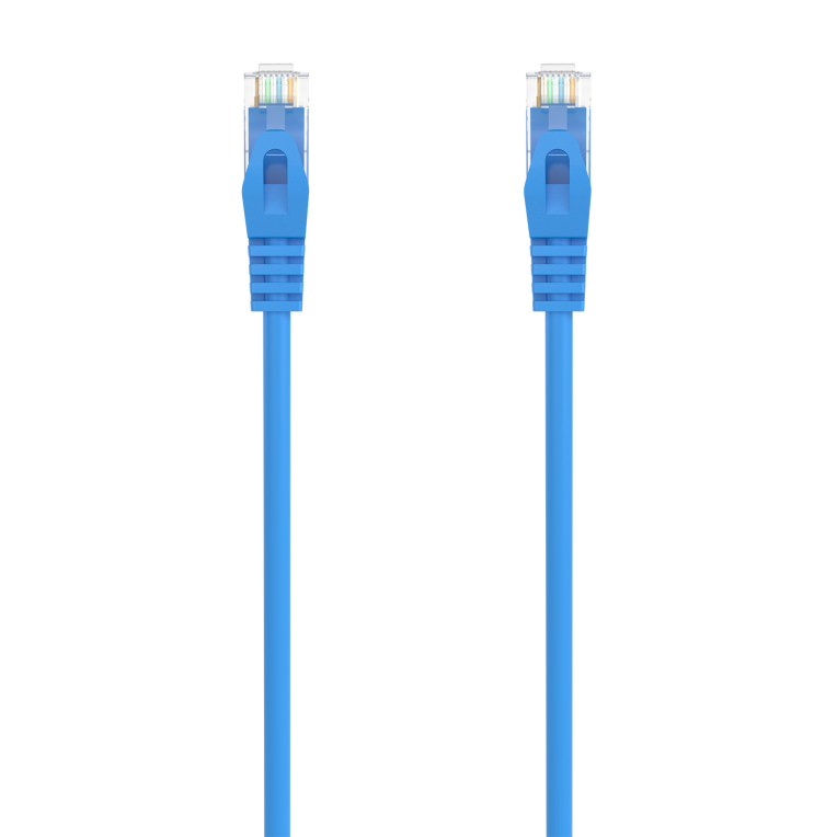CABLE RED AISENS LATIGUILLO RJ45 LSZH CAT.6A UTP AWG24 25CM AZUL