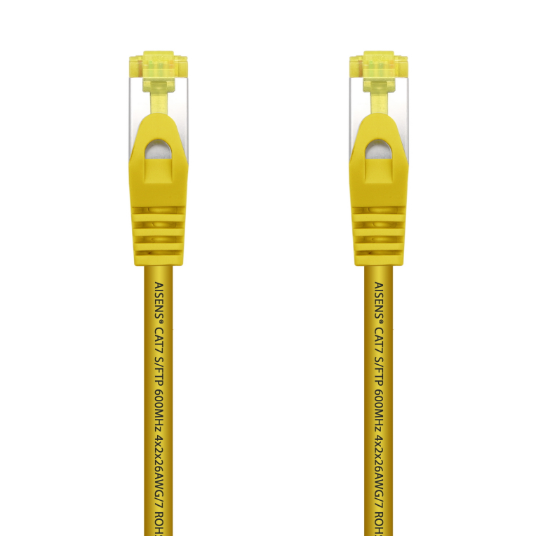 CABLE RED AISENS LATIGUILLO RJ45 LSZH CAT.7 SFTP PIMF 2.0M AMARILLO