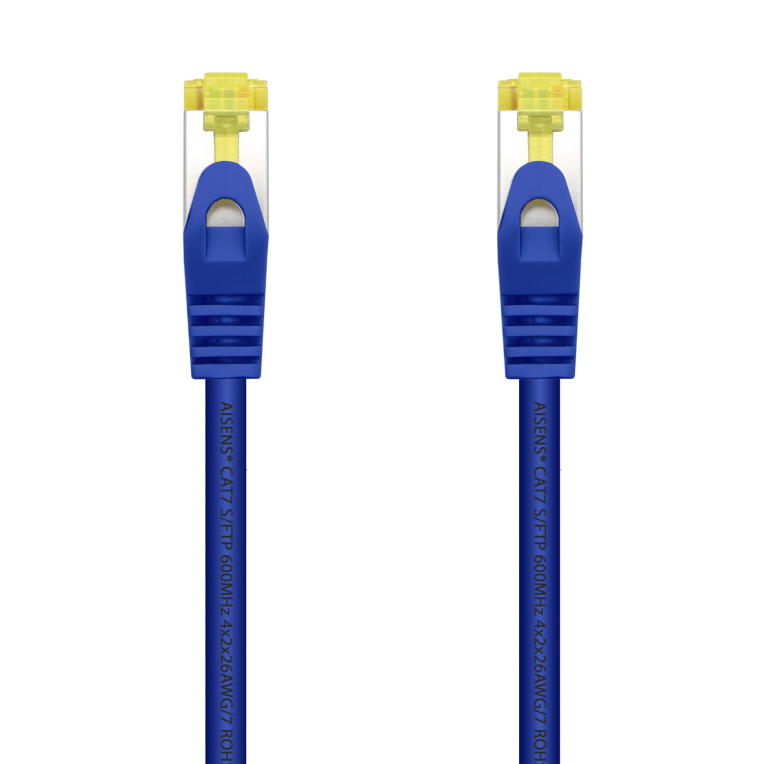 CABLE RED AISENS LATIGUILLO RJ45 LSZH CAT.7 SFTP PIMF 2.0M AZUL