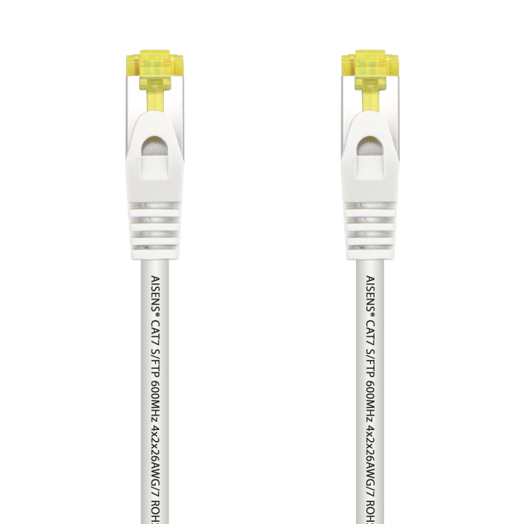 CABLE RED AISENS LATIGUILLO RJ45 LSZH CAT.7 SFTP PIMF 2.0M BLANCO