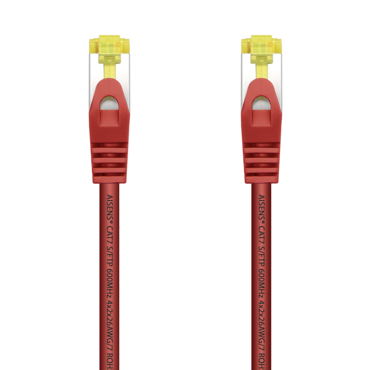 CABLE RED AISENS LATIGUILLO RJ45 LSZH CAT.7 SFTP PIMF 2.0M ROJO