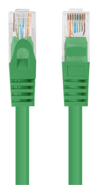 CABLE RED LANBERG LATIGUILLO CAT.6 UTP 7.5M VERDE FLUKE PASSED