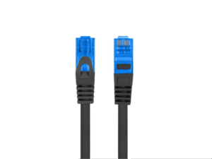 CABLE RED LANBERG LATIGUILLO CAT.6A S/FTP LSZH CCA 20M NEGRO FLUKE  PASSED
