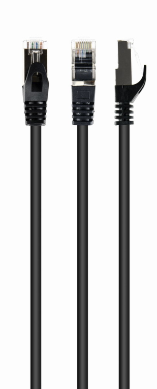 CABLE RED S-FTP GEMBIRD  CAT 6A LSZH NEGRO 1,5 M