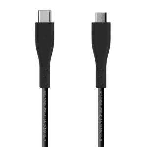 CABLE USB 2.0 AISENS 3A TIPO USB-C/M-MICRO B/M NEGRO 1.0M