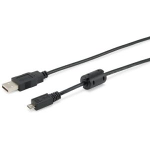 CABLE USB 2.0 EQUIP TIPO A - MICRO USB B 1.8M CON FERRITA 128551