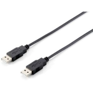CABLE USB-A 2.0 MACHO-MACHO 1.8M