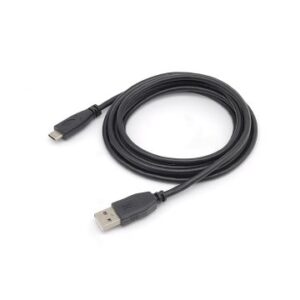 CABLE USB 2.0 USB-C MACHO USB-A MACHO 2M TRANSFERENCIA 480MBPS COLOR NEGRO