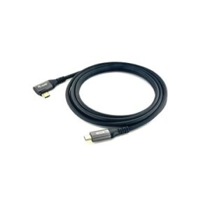 CABLE USB-C MACHO  USB-C MACHO ACODADO 90º 3 METRO EQUIP 5A 100W 480mbps