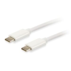 CABLE USB PLATINUM USB-C MACHO USB-C MACHO 2M EQUIP COLOR BLANCO