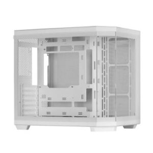 CAJA ATX SEMITORRE GAMING MARS GAMING MC3TCORE COLOR BLANCO 3 PANELES DE CRISTAL TEMPLADO DOBLE CAMA
