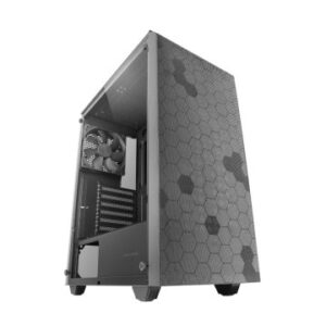 CAJA ATX SEMITORRE GAMING MARS GAMING MCQ3 NEGRA LATERAL CRISTAL TEMPLADO DOBLE REJILLA MAGNETICA DO