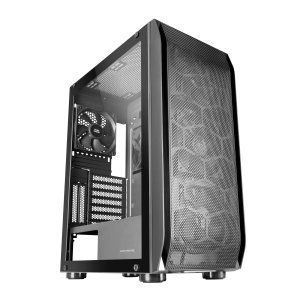CAJA E-ATX TORRE GAMING MARS GAMING MC-PRO2 XXL BLACK LAERAL CREISTAL TEMPLADO FRONTAL REJILLA CON 3